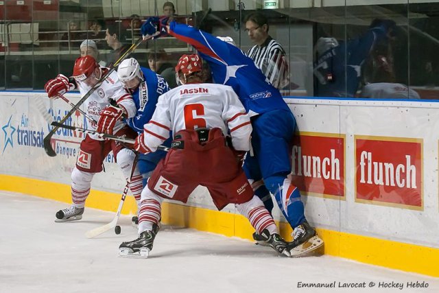 Photo hockey reportage France-Danemark : courte désillusion 
