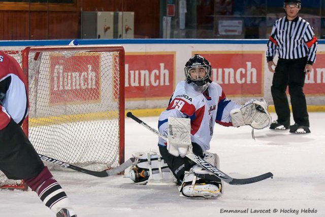 Photo hockey reportage EIHC : Slovénie-Lettonie  EN ATTENTE