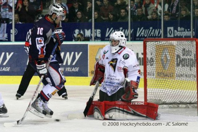 Photo hockey match Grenoble  - Morzine-Avoriaz le 15/11/2008