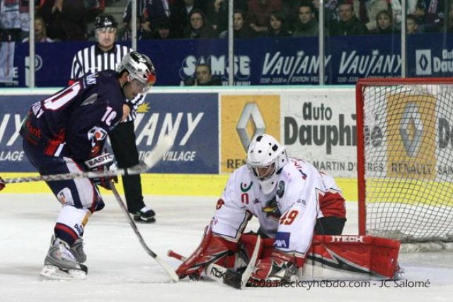 Photo hockey match Grenoble  - Morzine-Avoriaz le 15/11/2008