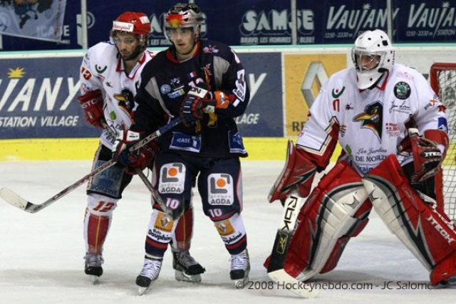 Photo hockey match Grenoble  - Morzine-Avoriaz le 15/11/2008