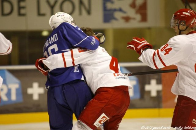 Photo hockey reportage France-Danemark : courte désillusion 