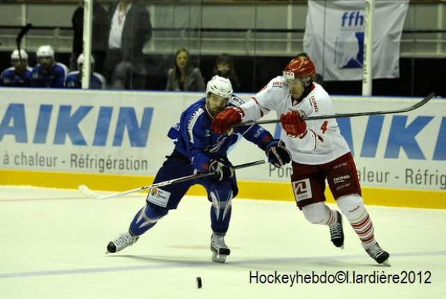 Photo hockey reportage France-Danemark : courte désillusion 