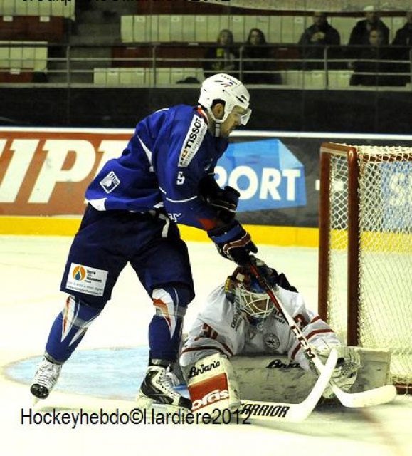 Photo hockey reportage France-Danemark : courte désillusion 