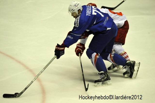 Photo hockey reportage France-Danemark : courte désillusion 