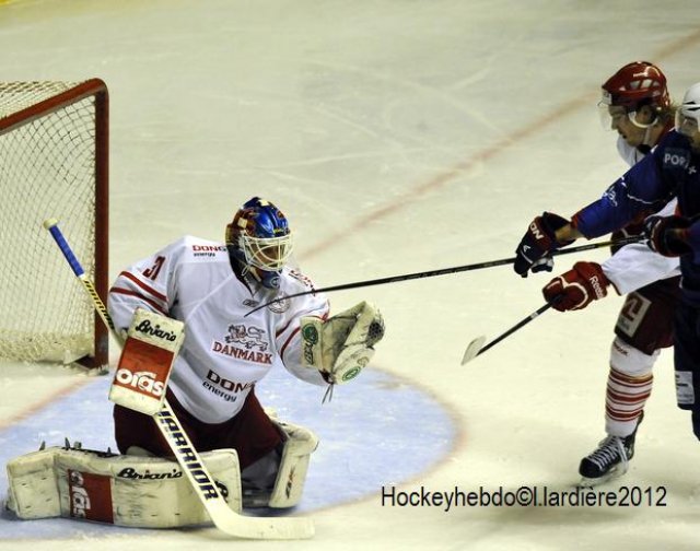 Photo hockey reportage France-Danemark : courte désillusion 