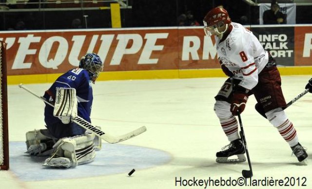 Photo hockey reportage France-Danemark : courte désillusion 