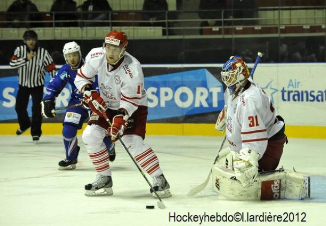 Photo hockey reportage France-Danemark : courte désillusion 