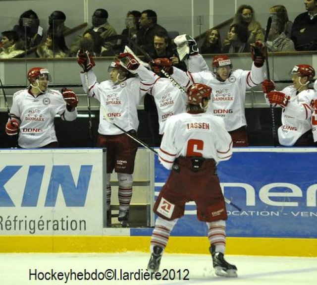 Photo hockey reportage France-Danemark : courte désillusion 