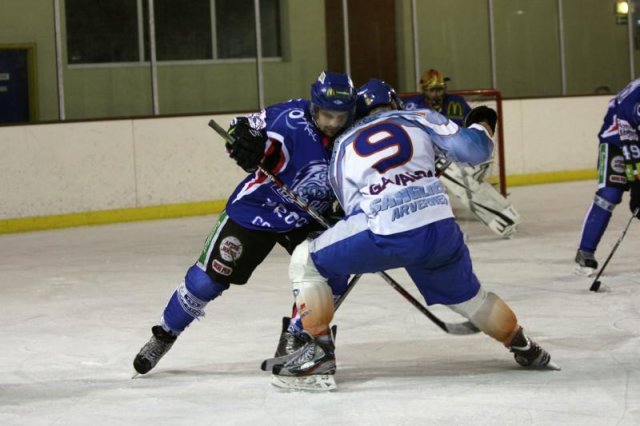 Photo hockey match Compiègne - Clermont-Ferrand le 08/12/2012