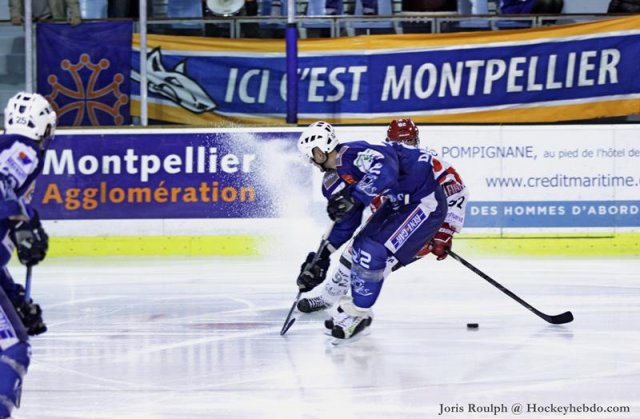 Photo hockey match Montpellier  - Lyon le 15/12/2012