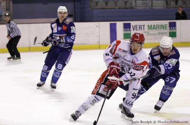 Photo hockey match Montpellier  - Lyon le 15/12/2012