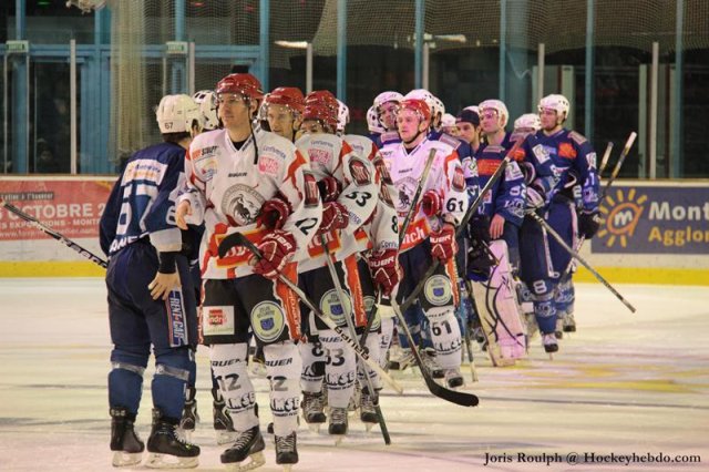 Photo hockey match Montpellier  - Lyon le 15/12/2012
