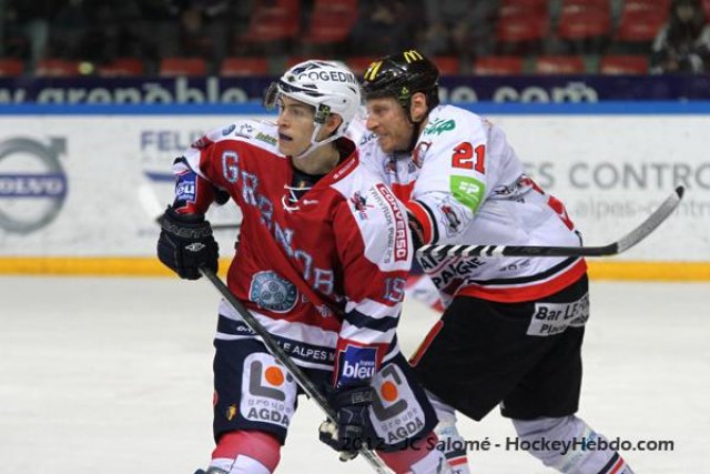 Photo hockey match Grenoble  - Amiens  le 19/12/2012