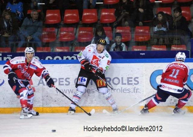 Photo hockey match Grenoble  - Amiens  le 19/12/2012