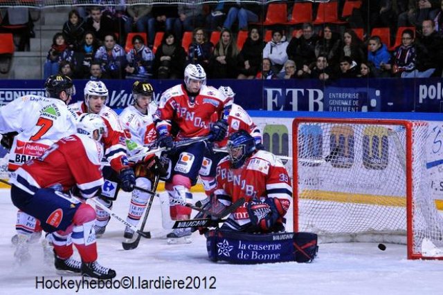 Photo hockey match Grenoble  - Amiens  le 19/12/2012