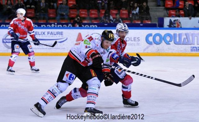 Photo hockey match Grenoble  - Amiens  le 19/12/2012