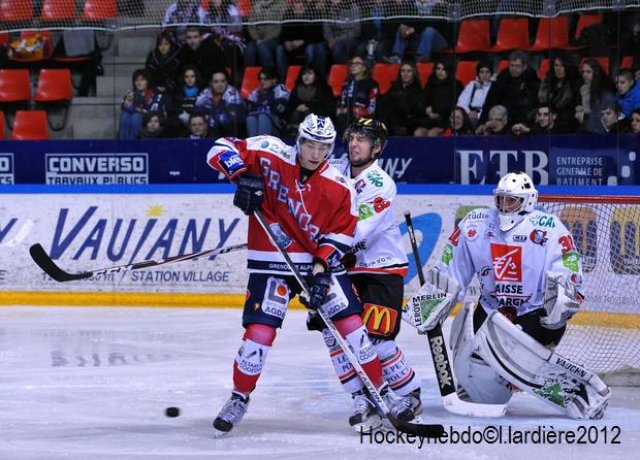 Photo hockey match Grenoble  - Amiens  le 19/12/2012