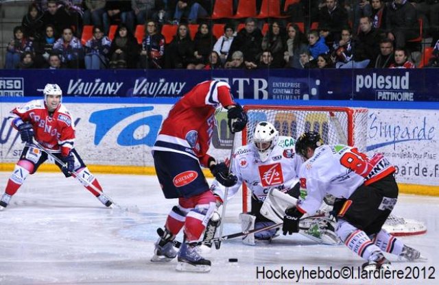 Photo hockey match Grenoble  - Amiens  le 19/12/2012