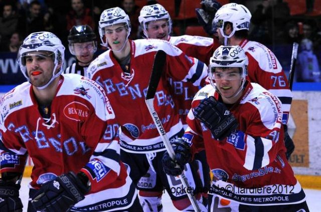 Photo hockey match Grenoble  - Amiens  le 19/12/2012