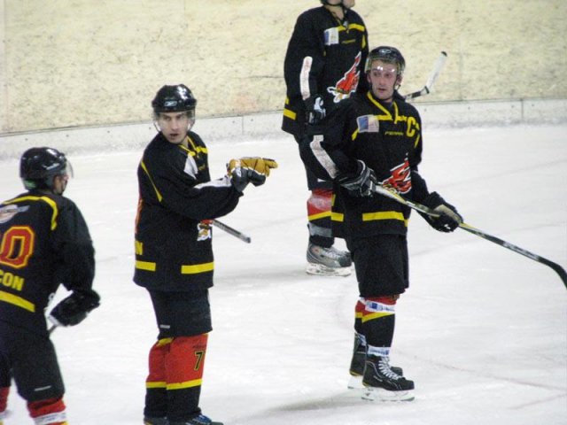 Photo hockey match Besançon - Valenciennes le 22/12/2012