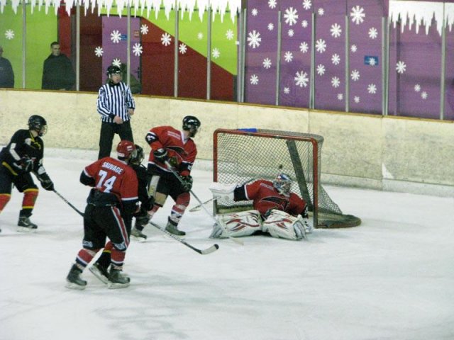 Photo hockey match Besançon - Valenciennes le 22/12/2012