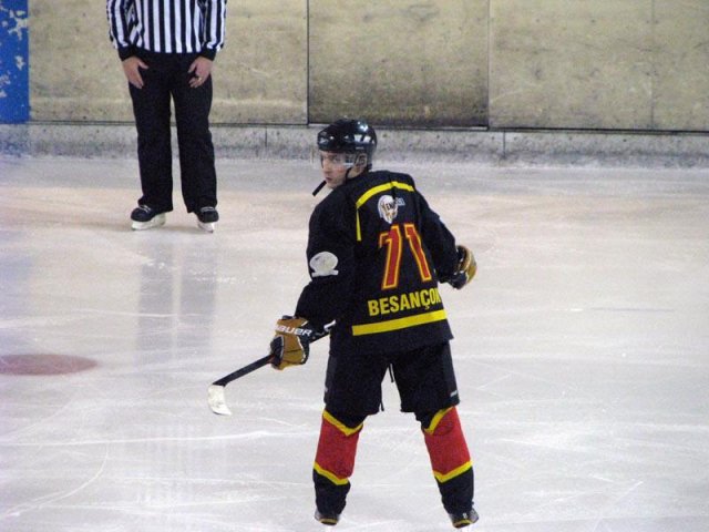 Photo hockey match Besançon - Valenciennes le 22/12/2012