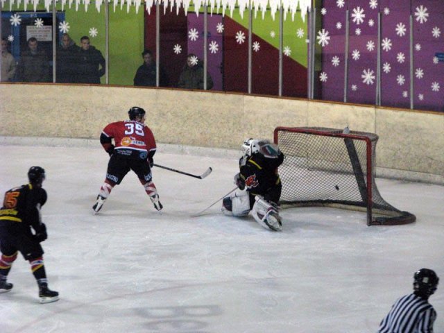 Photo hockey match Besançon - Valenciennes le 22/12/2012