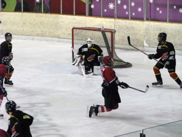 Photo hockey match Besançon - Valenciennes le 22/12/2012