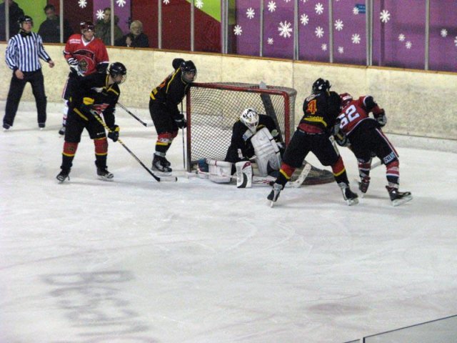 Photo hockey match Besançon - Valenciennes le 22/12/2012