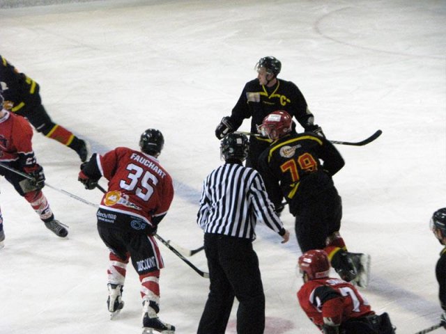 Photo hockey match Besançon - Valenciennes le 22/12/2012