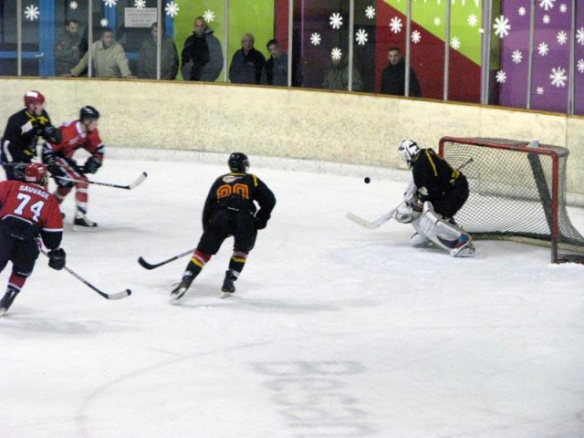 Photo hockey match Besançon - Valenciennes le 22/12/2012