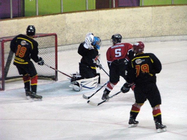 Photo hockey match Besançon - Valenciennes le 22/12/2012