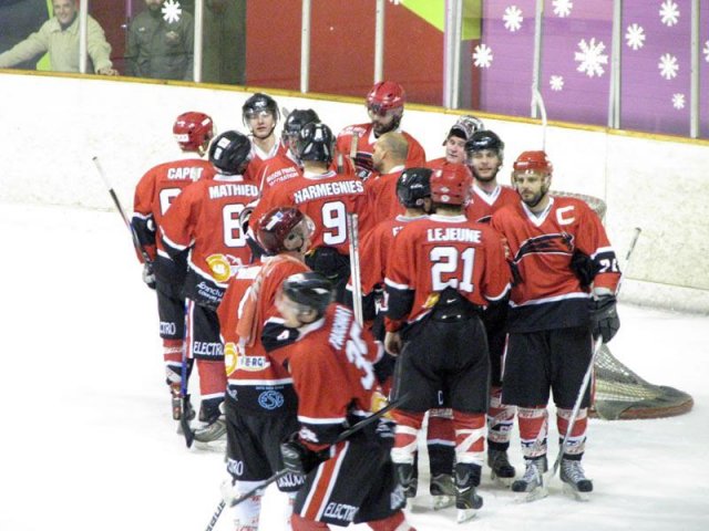 Photo hockey match Besançon - Valenciennes le 22/12/2012