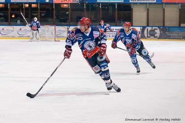 Photo hockey match Lyon - Nice le 22/12/2012