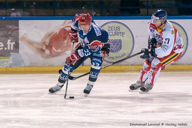 Photo hockey match Lyon - Nice le 22/12/2012