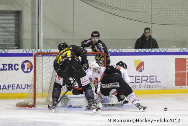 Photo hockey match Rouen - Amiens  le 22/12/2012