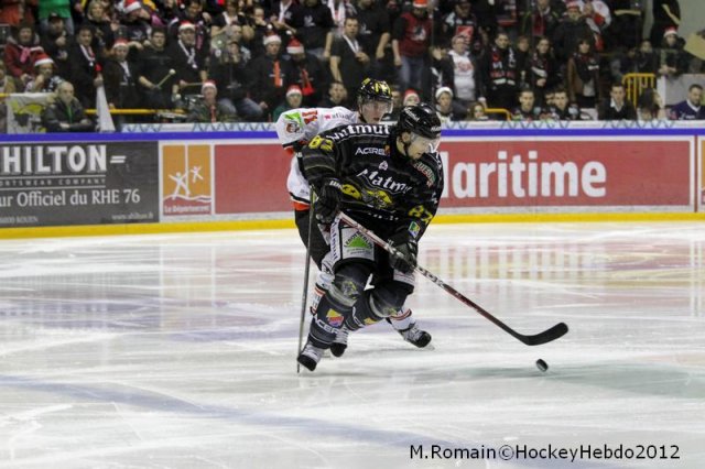 Photo hockey match Rouen - Amiens  le 22/12/2012