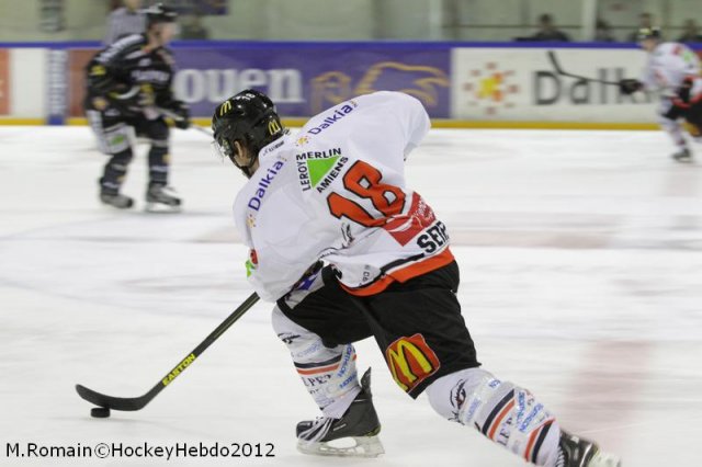 Photo hockey match Rouen - Amiens  le 22/12/2012
