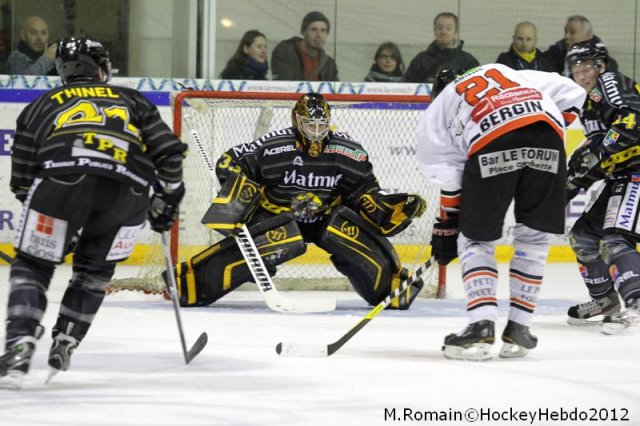 Photo hockey match Rouen - Amiens  le 22/12/2012