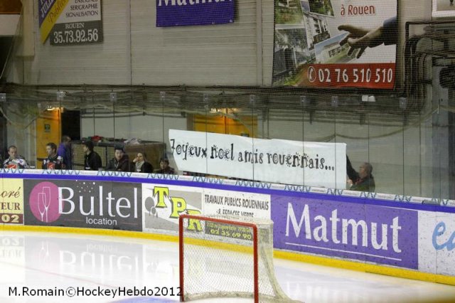 Photo hockey match Rouen - Amiens  le 22/12/2012