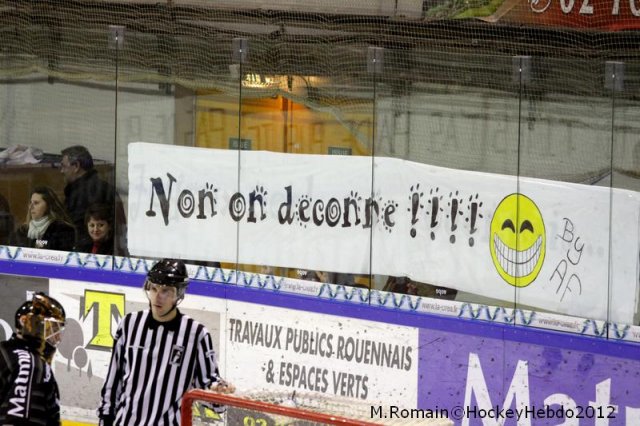 Photo hockey match Rouen - Amiens  le 22/12/2012