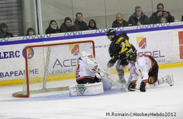 Photo hockey match Rouen - Amiens  le 22/12/2012