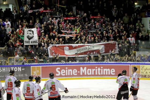 Photo hockey match Rouen - Amiens  le 22/12/2012