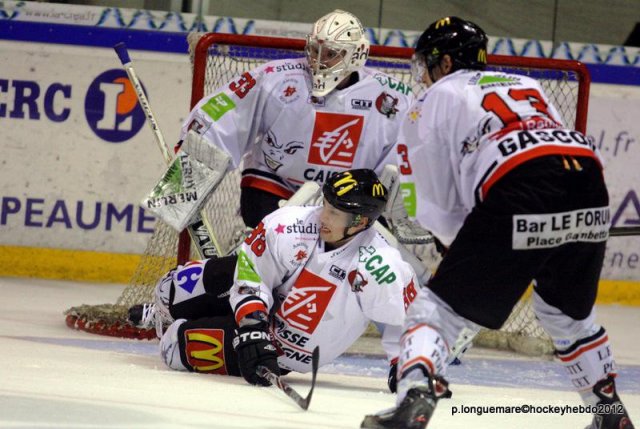 Photo hockey match Rouen - Amiens  le 22/12/2012