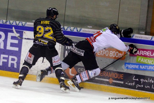 Photo hockey match Rouen - Amiens  le 22/12/2012