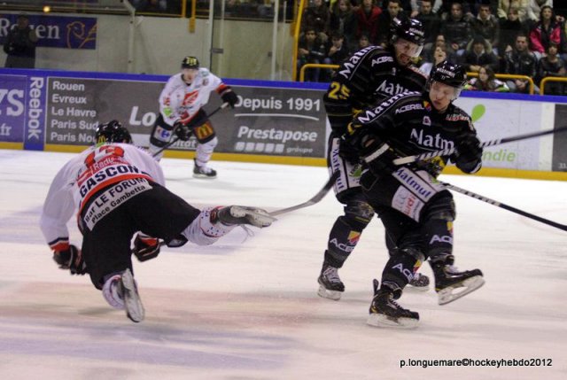 Photo hockey match Rouen - Amiens  le 22/12/2012