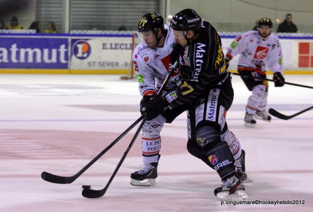 Photo hockey match Rouen - Amiens  le 22/12/2012