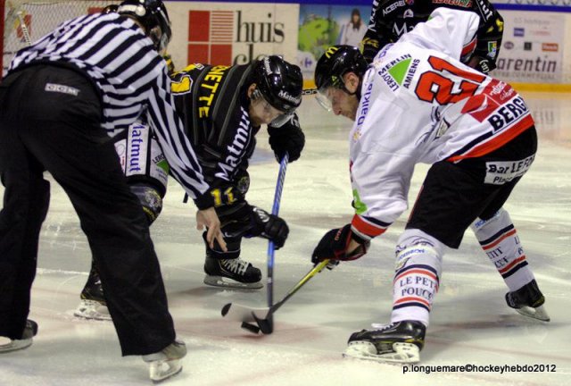 Photo hockey match Rouen - Amiens  le 22/12/2012