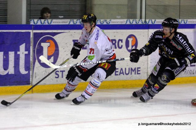 Photo hockey match Rouen - Amiens  le 22/12/2012